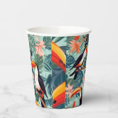 Parrot Paradise Paper Napkins Pappbecher (Links)