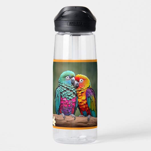 Parrot Paradise Trinkflasche (Rückseite)