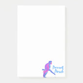 Parrot Perch Post-It Notes Klebezettel (Vorderseite)