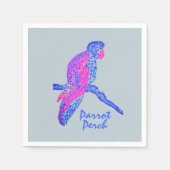 Parrot Perch Serviette (Vorderseite)