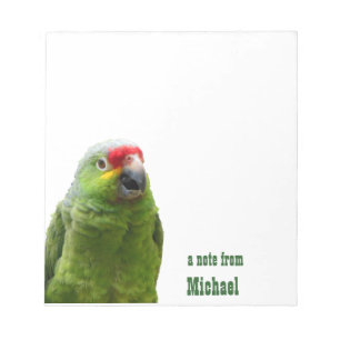 Parrot Personalisiert Notepad Notizblock