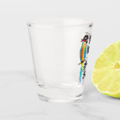 Parrot Pirate Punch Funny Schnapsglas (Links)