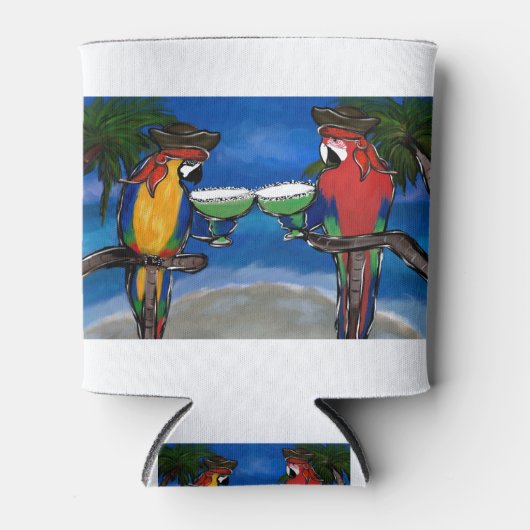 Parrot Pirates Dosenkühler (Vorderseite)