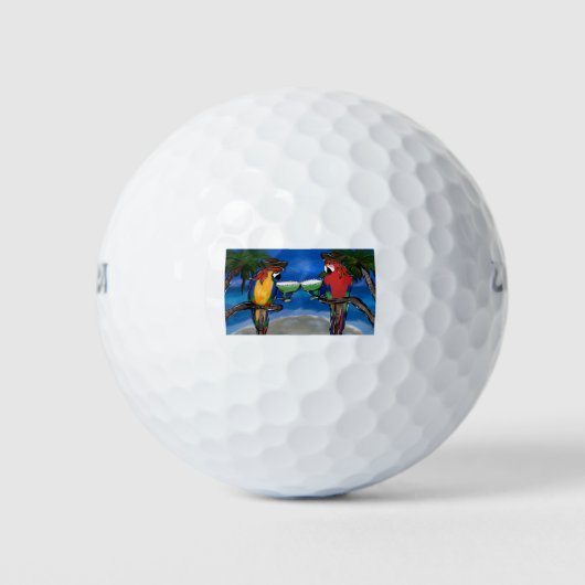 Parrot Pirates Golfball (Vorderseite)