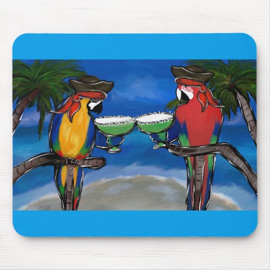Parrot Pirates Mousepad (Vorne)