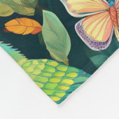 Parrot Playground: A Vibrant Dance of Tropical Fleecedecke (Ecke)