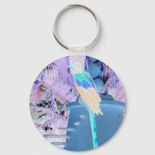 Parrot Pop Art Schlüsselanhänger