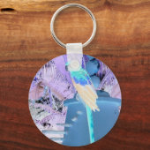 Parrot Pop Art Schlüsselanhänger (Vorderseite)