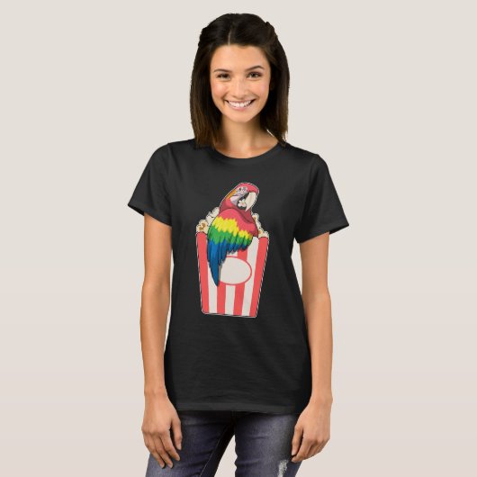 Parrot Popcorn T-Shirt (Vorne ganz)