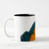Parrot Post-it Notes Zweifarbige Tasse (Links)