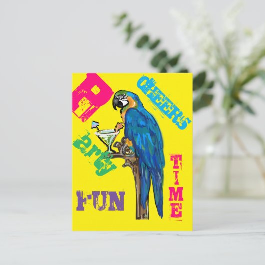 PARROT POSTKARTE (Stehend Vorderseite)