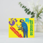 PARROT POSTKARTE (Stehend Vorderseite)