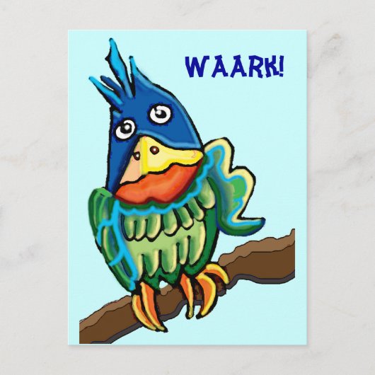 Parrot Postkarte (Vorderseite)