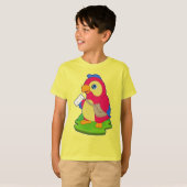Parrot Postman Letter T-Shirt (Vorne ganz)