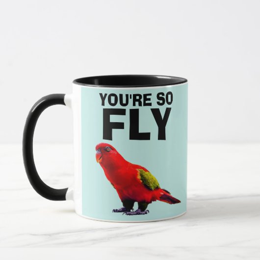 PARROT PUN FUNNY FRIEND COFFEE TASSE (Links)