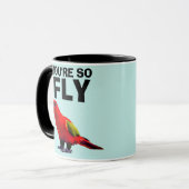 PARROT PUN FUNNY FRIEND COFFEE TASSE (Vorderseite Links)