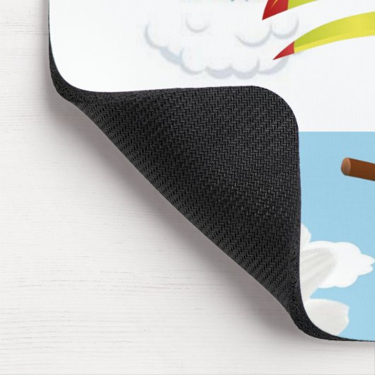 Parrot Rainbow Sun Blumenmousse Pad! Mousepad (Ecke)