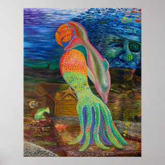 ''PARROT REEF'' POSTER