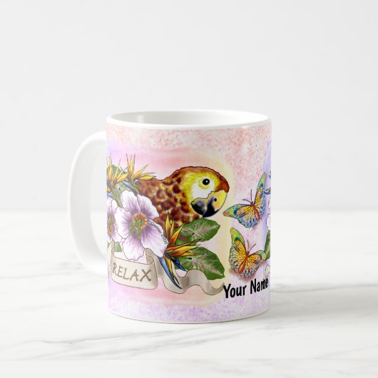 Parrot Relax Tasse (Vorderseite Links)