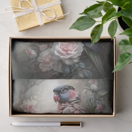 Parrot Reverie Decoupage Seidenpapier (Geschenk)