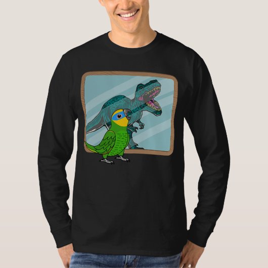 Parrot & Rex Reflection I Orange winged Amazon T-Shirt (Vorderseite)