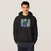 Parrot & Rex Reflection I Violett Indianerringshal Hoodie (Vorne ganz)