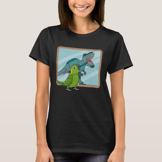Parrot & Rex Reflection I Yellow naped Amazon T-Shirt (Vorderseite)