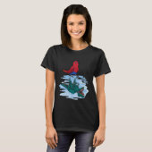 Parrot & Rex Reflektion I Eclectus weiblich T-Shirt (Vorne ganz)