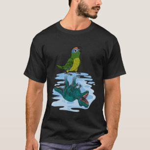 Parrot & Rex Reflektion I Peach fronture Conure T-Shirt