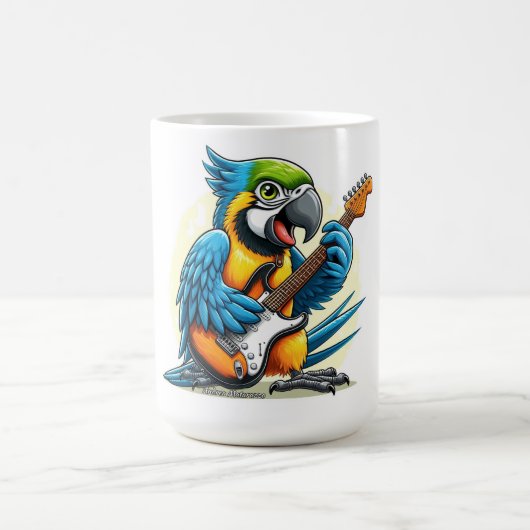 Parrot Rock Music Kaffeetasse (Mittel)