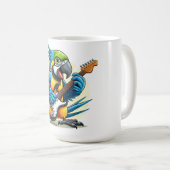 Parrot Rock Music Kaffeetasse (VorderseiteRechts)