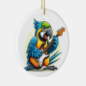 Parrot Rock Music Keramik Ornament (Rechts)