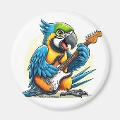 Parrot Rock Music Magnet (Vorne)