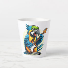 Parrot Rock Music Milchtasse