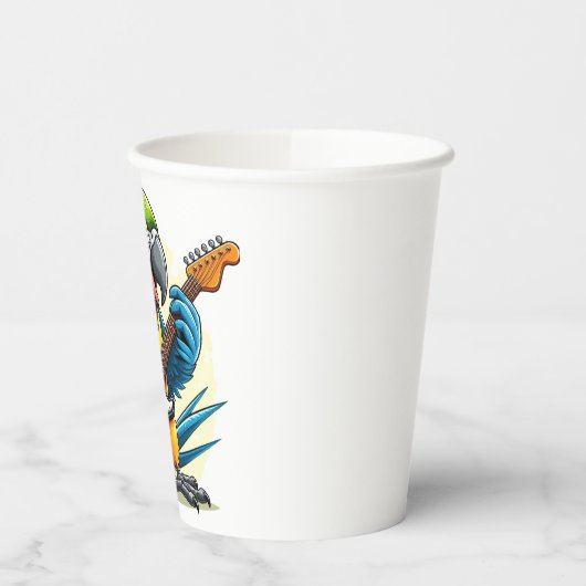Parrot Rock Music Pappbecher (Links)