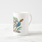 Parrot Rock Music Porzellantasse (Vorderseite Rechts)