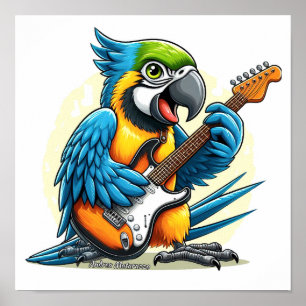 Parrot Rock Music Poster
