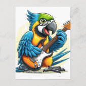 Parrot Rock Music Postkarte (Vorderseite)