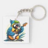 Parrot Rock Music Schlüsselanhänger (Rückseite)