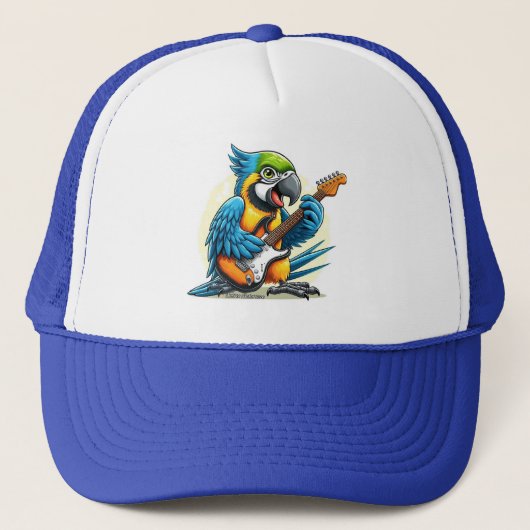 Parrot Rock Music Truckerkappe (Vorderseite)