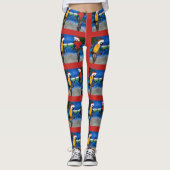 Parrot Santas Leggings (Vorderseite)