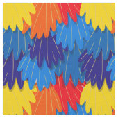 Parrot Scarlet Macaw Feathers Exotic Bird Muster Stoff (Nahaufnahme)