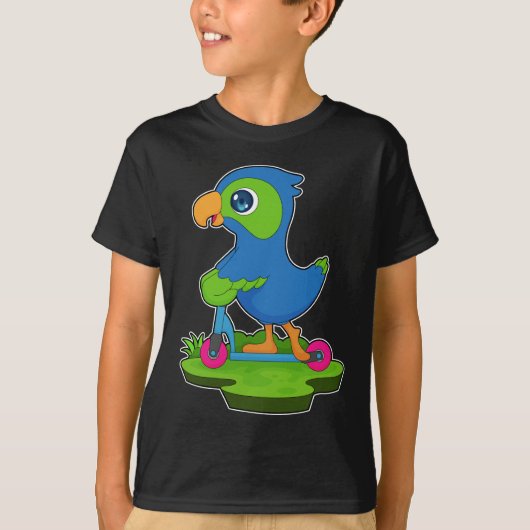 Parrot Scooter T-Shirt (Vorderseite)