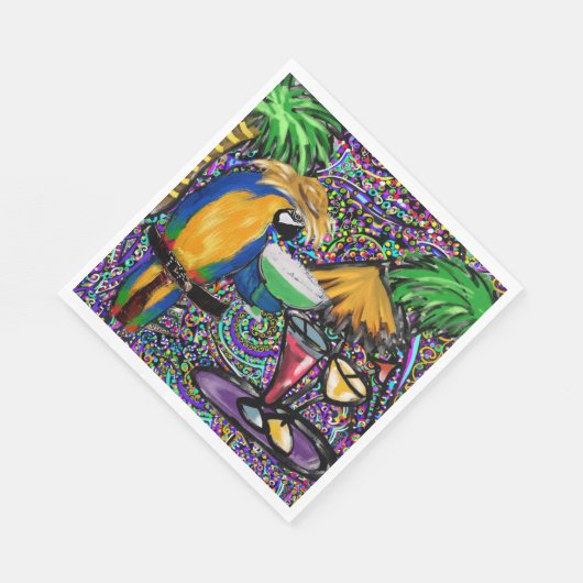 PARROT SERVIETTE (Ecke)