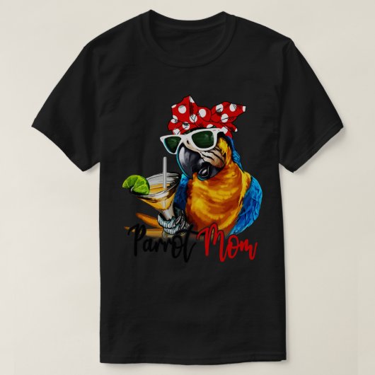 Parrot Shirt Parrot Mama Bandana (Design vorne)