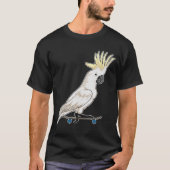 Parrot Skater Skateboard T-Shirt (Vorderseite)