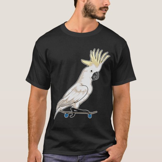Parrot Skater Skateboard T-Shirt (Vorderseite)