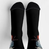 Parrot Socks Personalized African Grey Socks Socken (Oben)