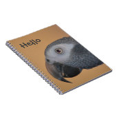 Parrot Spiral Notebook Notizblock (Rechte Seite)