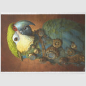 Parrot Steampunk 4 Decoupage Paper Seidenpapier (Vorderseite)